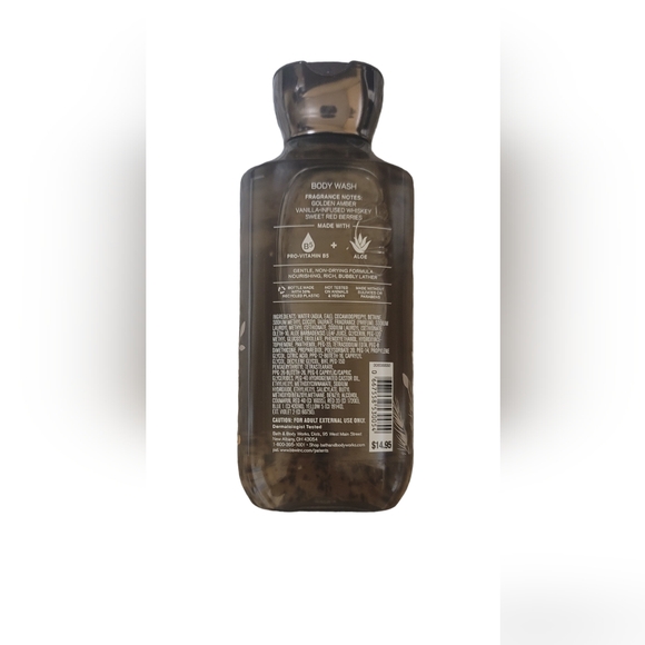 Bath & Body Works  Body Wash.  Sweet Whiskey scent - Picture 2 of 3